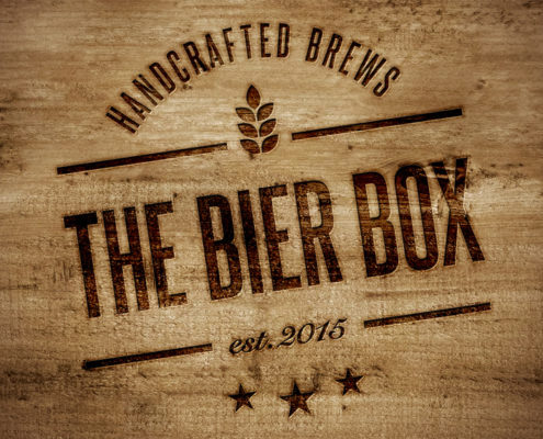 The Bier Box logo design