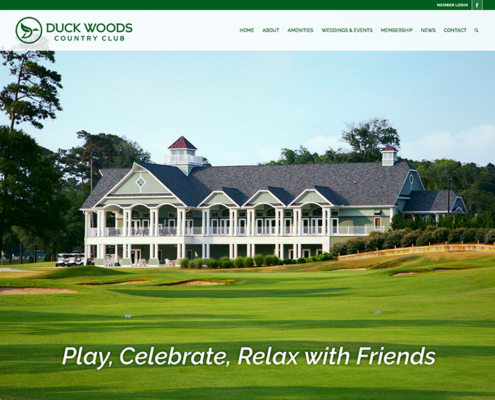 Duck Woods Country Club website